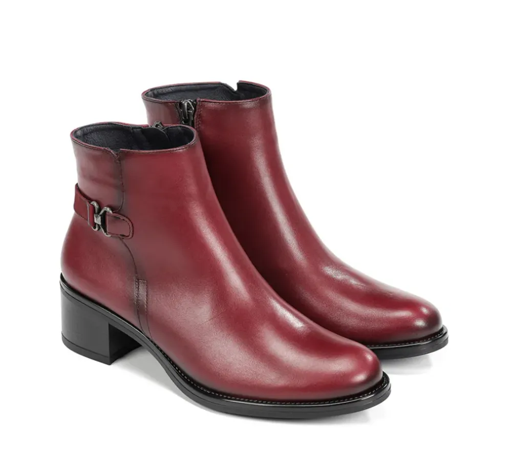 Fluchos Dorking By Fluchos|Calzado Casual>CHIARA D8966 Botín Rojo