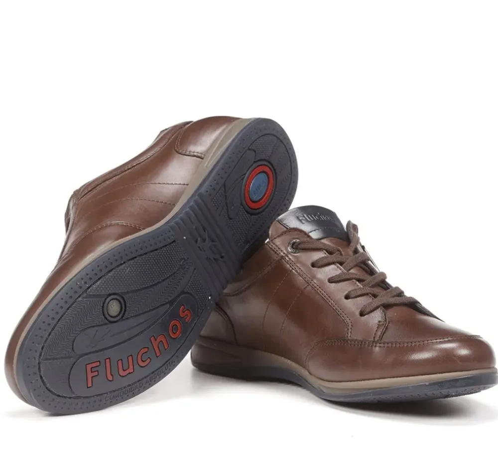 Fluchos Calzado Casual|Deportivos>DANIEL F1280 Zapato Con Cordones Marrón