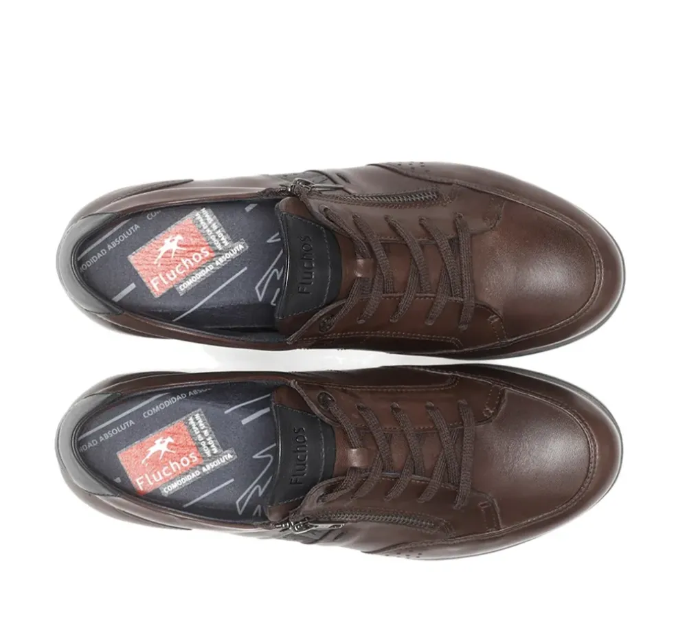 Fluchos Calzado Casual|Deportivos>DANIEL F1280 Zapato Con Cordones Marrón
