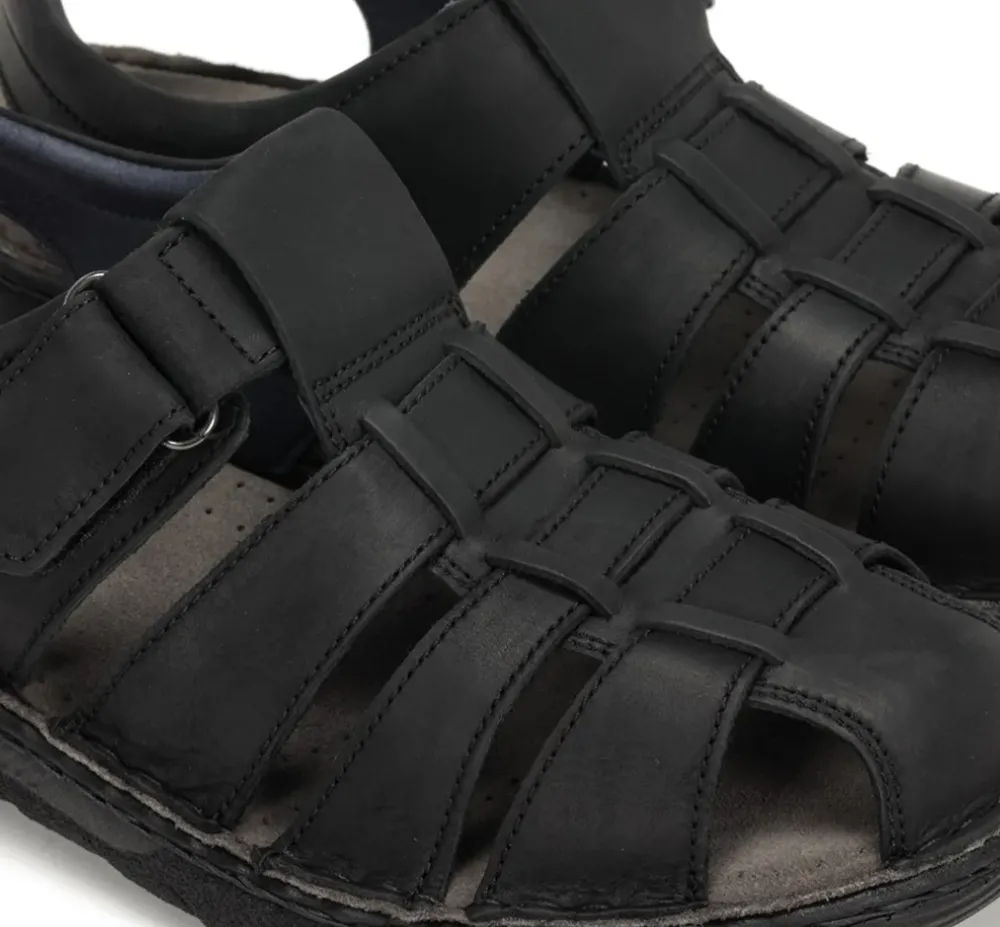 Fluchos Hombre>KEOPS F1754 Sandalia Negra