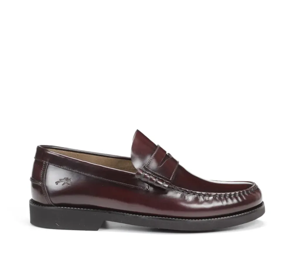 Fluchos Light|Calzado Vestir>STAMFORD F0047 Mocasín Burdeos